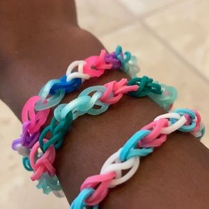 Rainbow loom bracelets